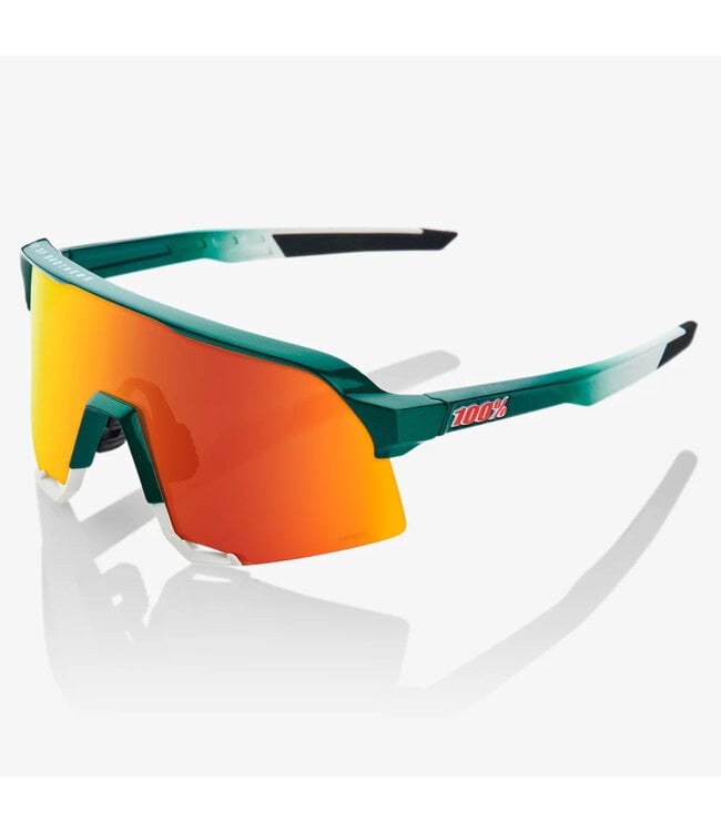 100% S3 Gloss Metallic Bora Matte White Sunglasses