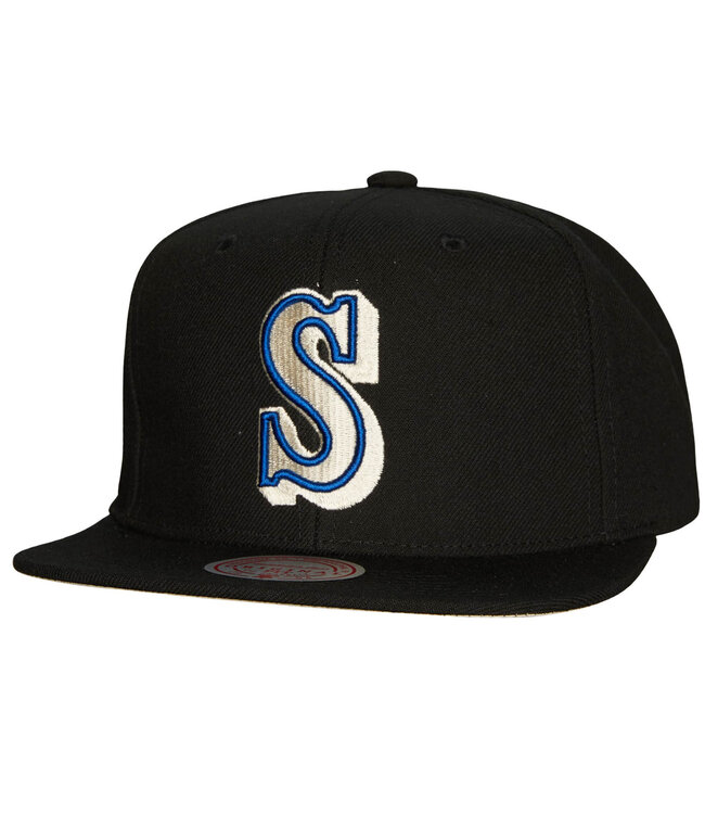 Mitchell & Ness Casquette Snapback MLB Team Classic COOP des Mariners de Seattle