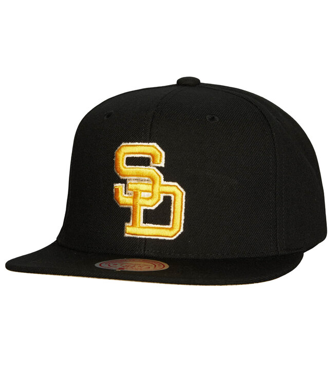 Mitchell & Ness Casquette Snapback MLB Team Classic COOP des Padres de San Diego