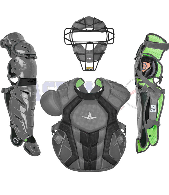 Skull Cap Style System 7 Axis Adult Catcher's Kit