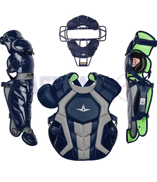 Skull Cap Style System 7 Axis Adult Catcher's Kit