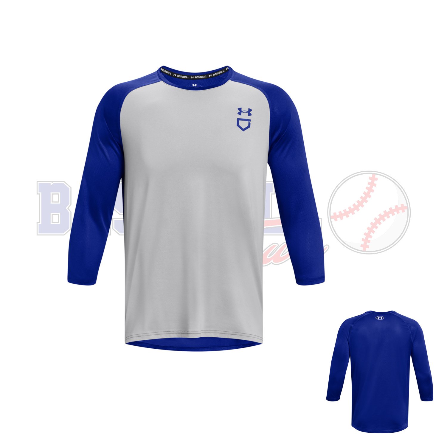 Men's UA Iso-Chill 3/4 Sleeve Shirt - Baseball Town