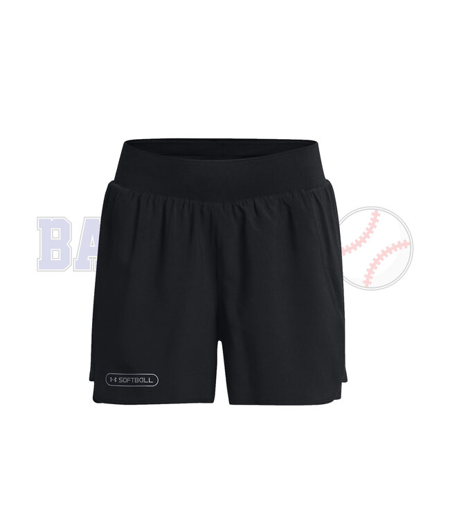 Shorts pour Femme UA Softball 2-en-1