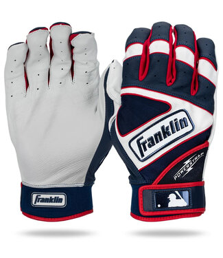 FRANKLIN Powerstrap USA Hi-Lite Adult Batting Gloves