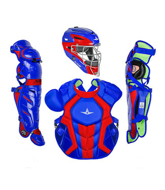 ALL STAR Goalie Helmet Style Adult System 7 Axis Catcher's Kit