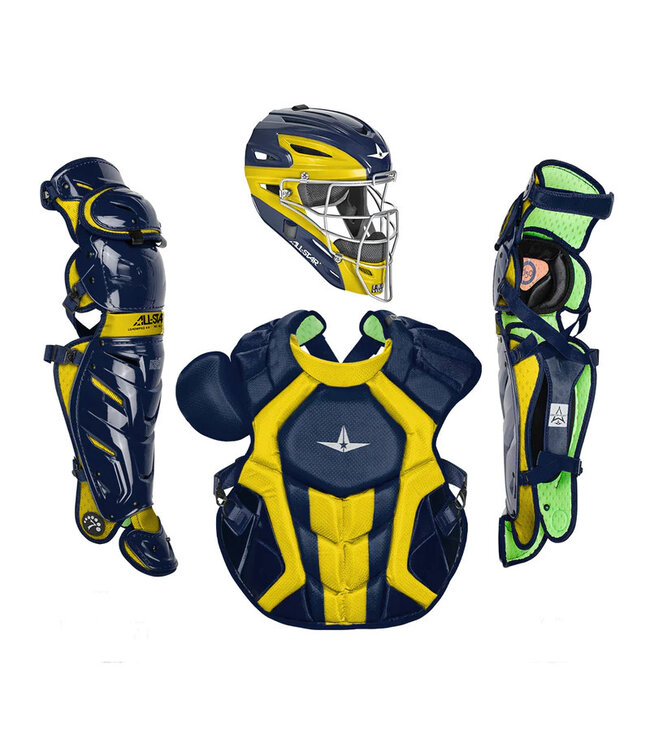 Goalie Helmet Style Adult System 7 Axis Catcher's Kit
