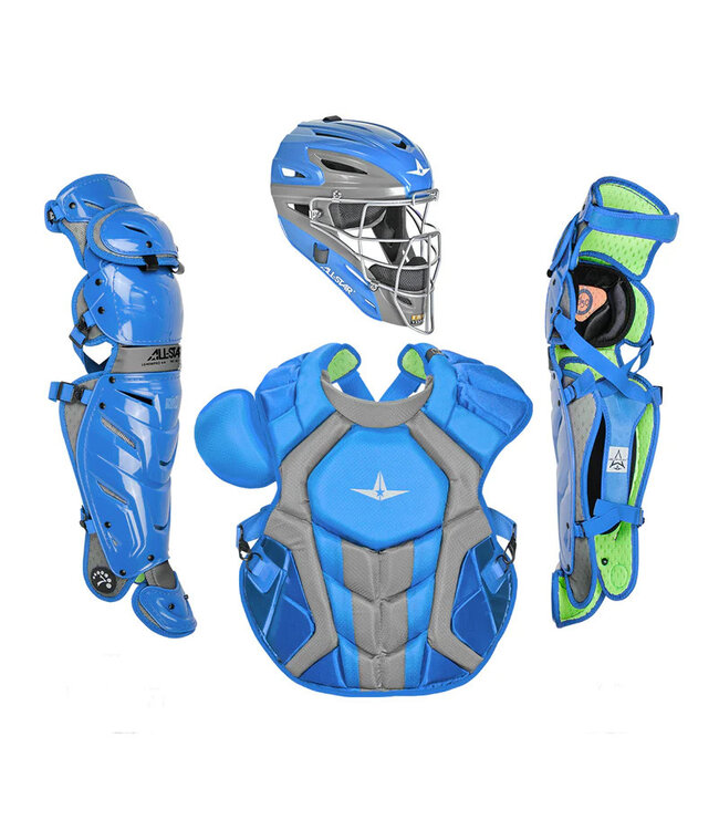 Goalie Helmet Style Adult System 7 Axis Catcher's Kit