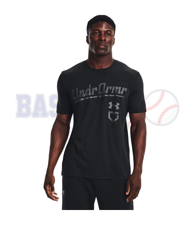 T-Shirt pour Homme UA Baseball Script
