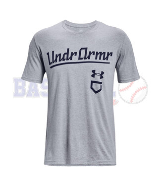UNDER ARMOUR T-Shirt pour Homme UA Baseball Script