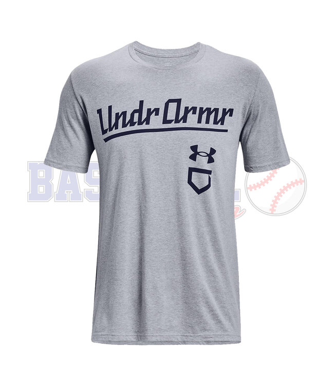 T-Shirt pour Homme UA Baseball Script