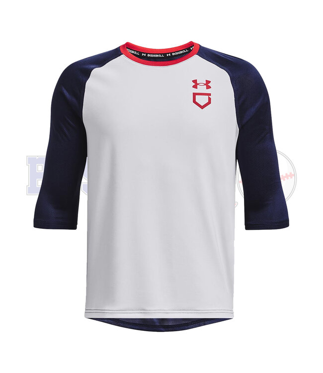 UNDER ARMOUR Boy's Utility 3/4 Performance Shirt