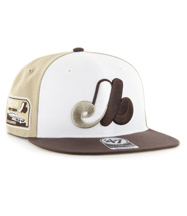 Montreal Expos Olympic Stadium MLB Deluxe 47 Sure Shot MVP Snapback Cap