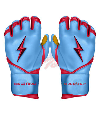 Bruce Bolt Premium Pro Long Cuff Signature Series Harrison Bader Youth Batting Gloves