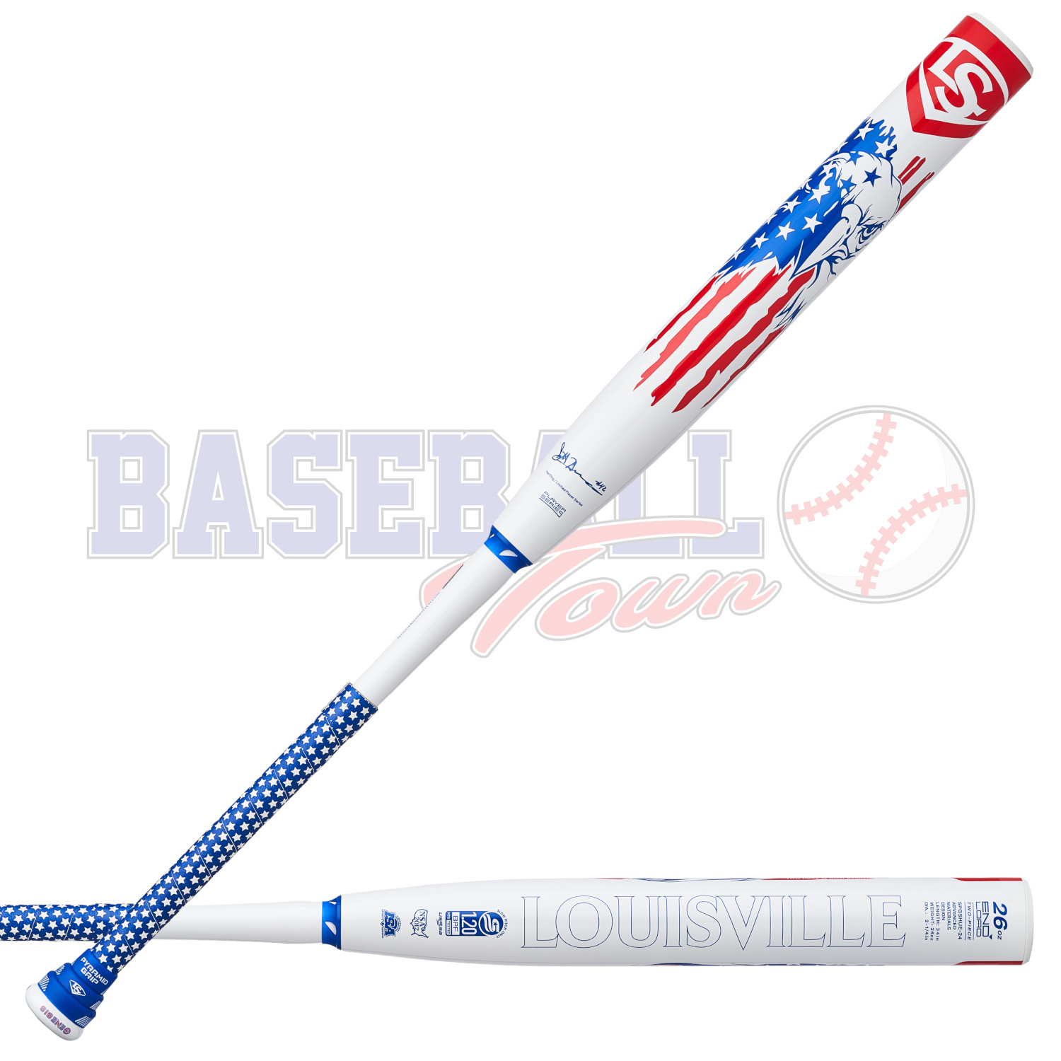 Batte Softball Worth Headbanger – 34 Pouces, 26 Oz, Endload 13.5