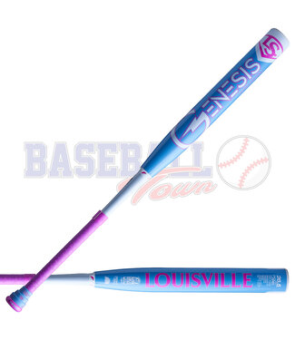 LOUISVILLE SLUGGER Bâton de Slowpitch Genesis Bubble Gum 2-Pièce Powerload Baril 13" USSSA