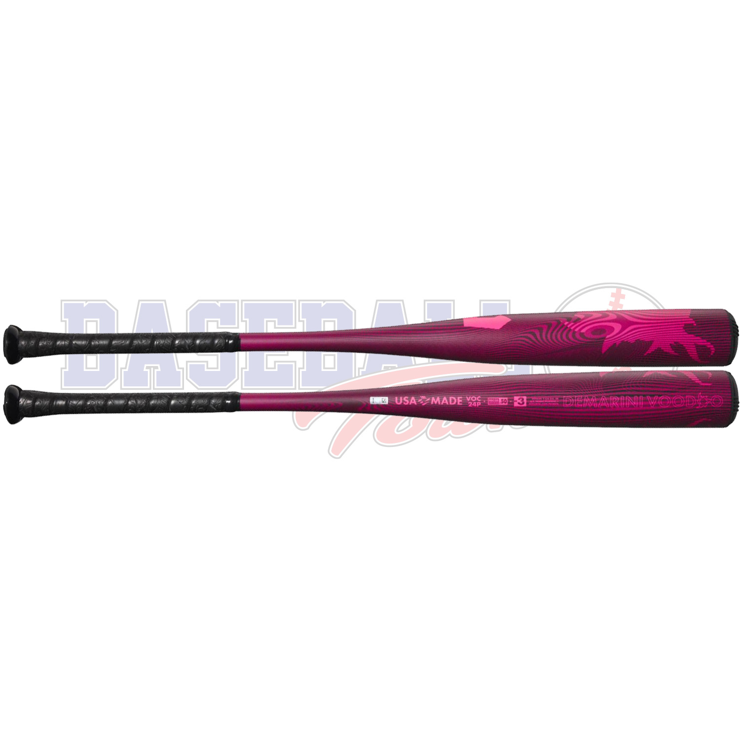 2024 Neon Pink Voodoo One BBCOR Baseball Bat (3) Baseball Town