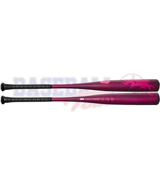 Demarini 2024 Neon Pink Voodoo One BBCOR Baseball Bat (-3)