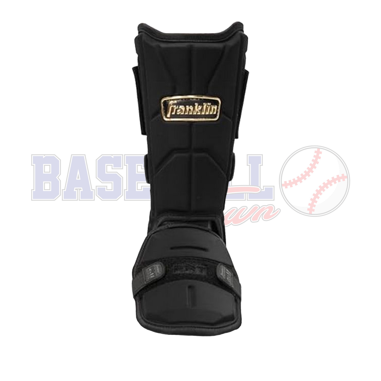 Garde-Jambe Baseball Noir - Taille Unique Adulte - Velcro Ajustable
