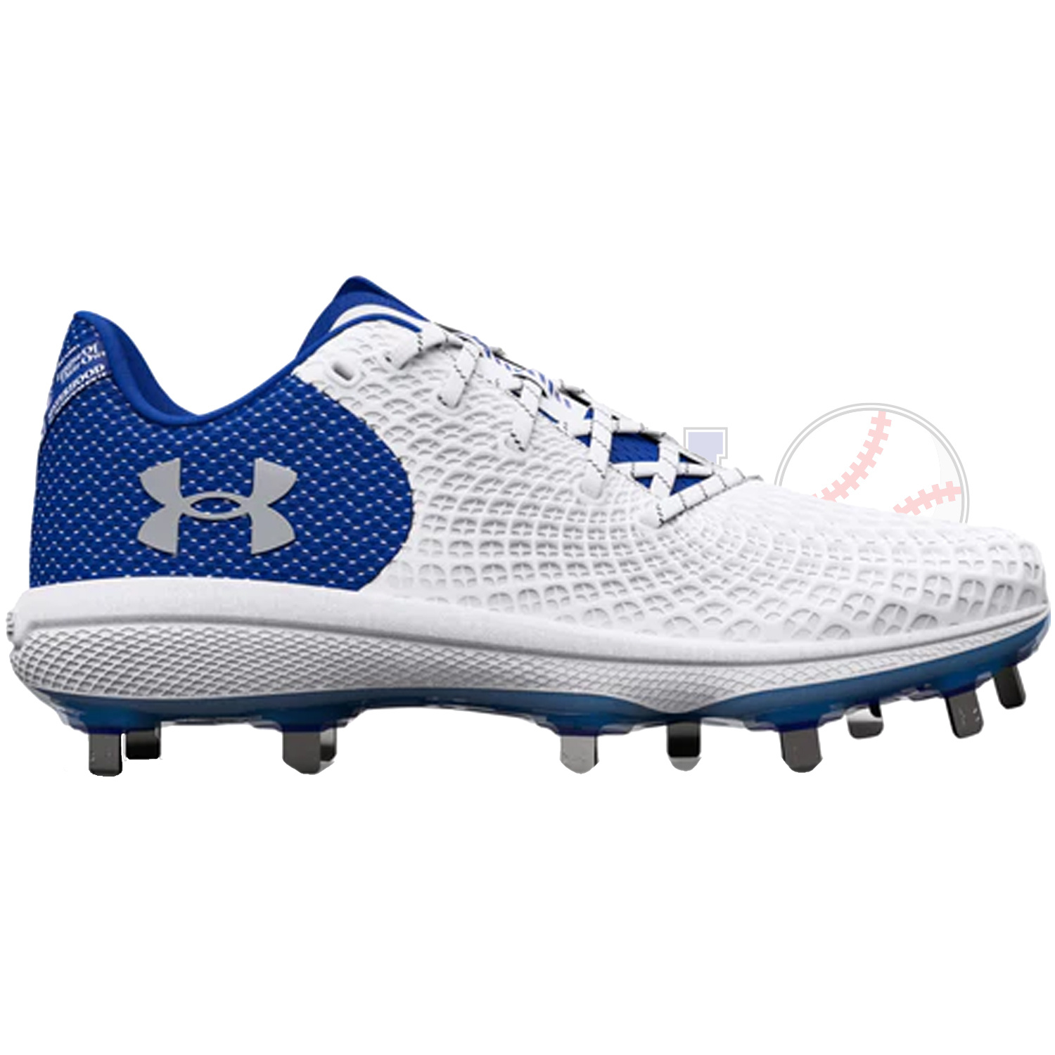 womens white metal cleats