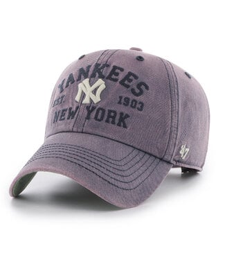 47BRAND New York Yankees MLB Dusted Steuben 47 Clean Up Cap