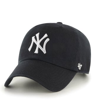 47BRAND New York Yankees MLB Clean Up Black Cap