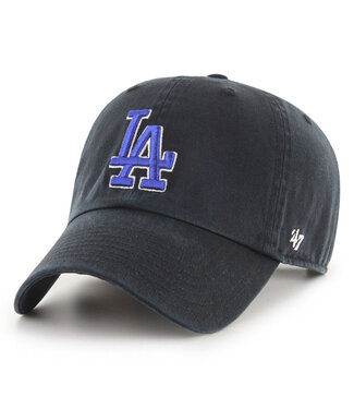 47BRAND Casquette MLB Clean Up Noir des Dodgers de Los Angeles