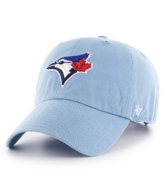 47BRAND Toronto Blue Jays MLB Clean Up Pale Blue Cap
