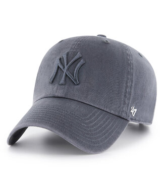 47BRAND Casquette MLB Clean Up Vintage Bleu Marin des Yankees de New York