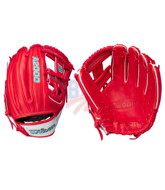 WILSON A2000 May 2023 Glove of the Month 1786 Red Teal 11.5" Baseball Glove