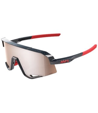 100% Lunettes de Soleil Gloss Carbon Fiber SLENDALE