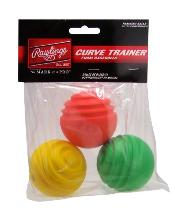 RAWLINGS Curve Trainer Balls (3 pk)