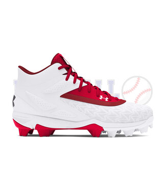 UNDER ARMOUR UA Leadoff Mid RM 3.0 Junior Baseball Cleats
