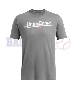 UNDER ARMOUR T-Shirt UA Baseball Script Worn