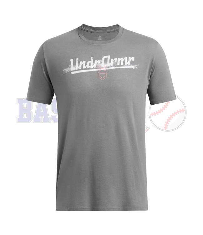 UNDER ARMOUR UA Baseball Script Worn T-Shirt