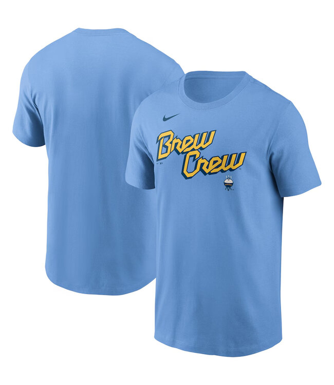 T-Shirt MLB Wordmark City Connect des Brewers de Milwaukee