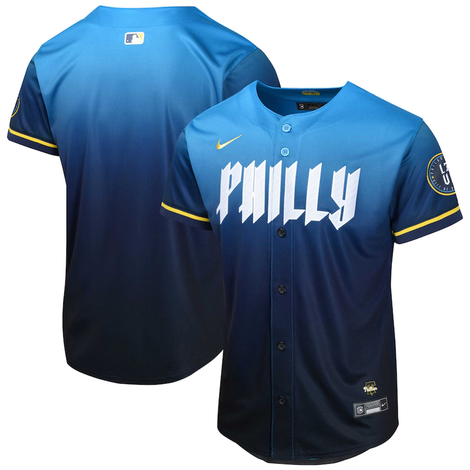 Chemise MLB City Connect des Phillies de Philadelphie Baseball Town