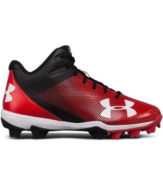 Under Armour frappeur faible RM Baseball crampons noir rouge homme taille 7 NEUF