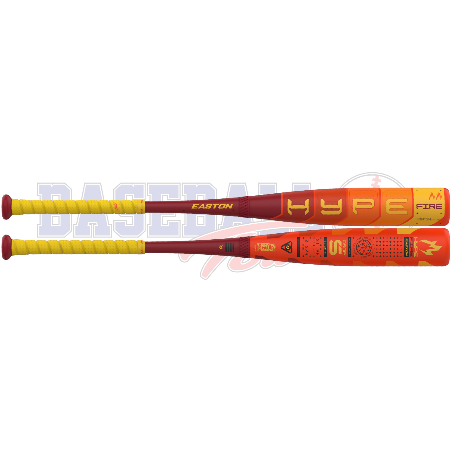 Batte De Baseball EASTON HYPE FIRE Drop 5 - 30/25 Oz, Diamètre Canon 2 3/4", Occasion