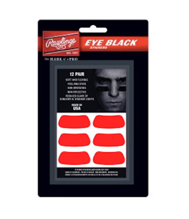 Pairs d'Autocollants Noirs pour les Yeux (pqt. 12)