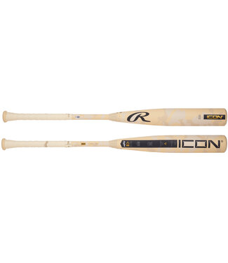 RAWLINGS Bâton de Baseball Icon (-3) BBCOR Baril 2 5/8" RBB5I3