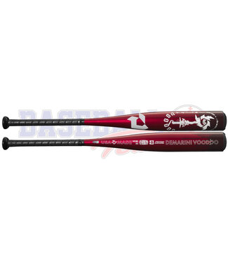 Demarini Bâton de Baseball Voodoo (-8) USSSA Baril 2 3/4" 1 Morceau