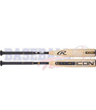 RAWLINGS Bâton de Baseball Icon (-12) USA Baril 2 5/8" RUS5I12