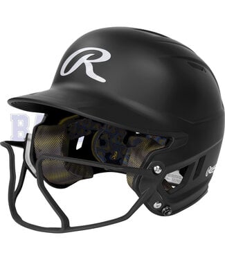 RAWLINGS Youth Mach Hi-Viz 1-Tone Batting Helmet with VIZSBFG