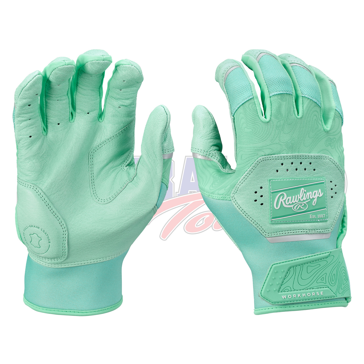 Gants De Baseball Sportz Drip Premium - Cuir Bleu - Taille S/M Adulte - Neuf 2025