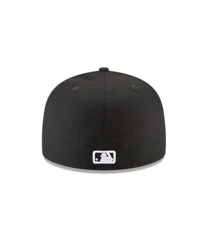 5950 Pittsburgh Pirates Black and White Basic Cap
