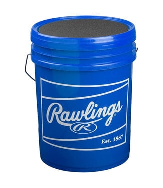 RAWLINGS Empty Bucket with Baseball Town Logo