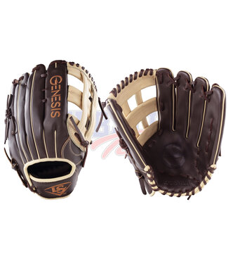 LOUISVILLE SLUGGER Louisville Genesis SP FG 14"Dark Brown/Camel  Softball Glove