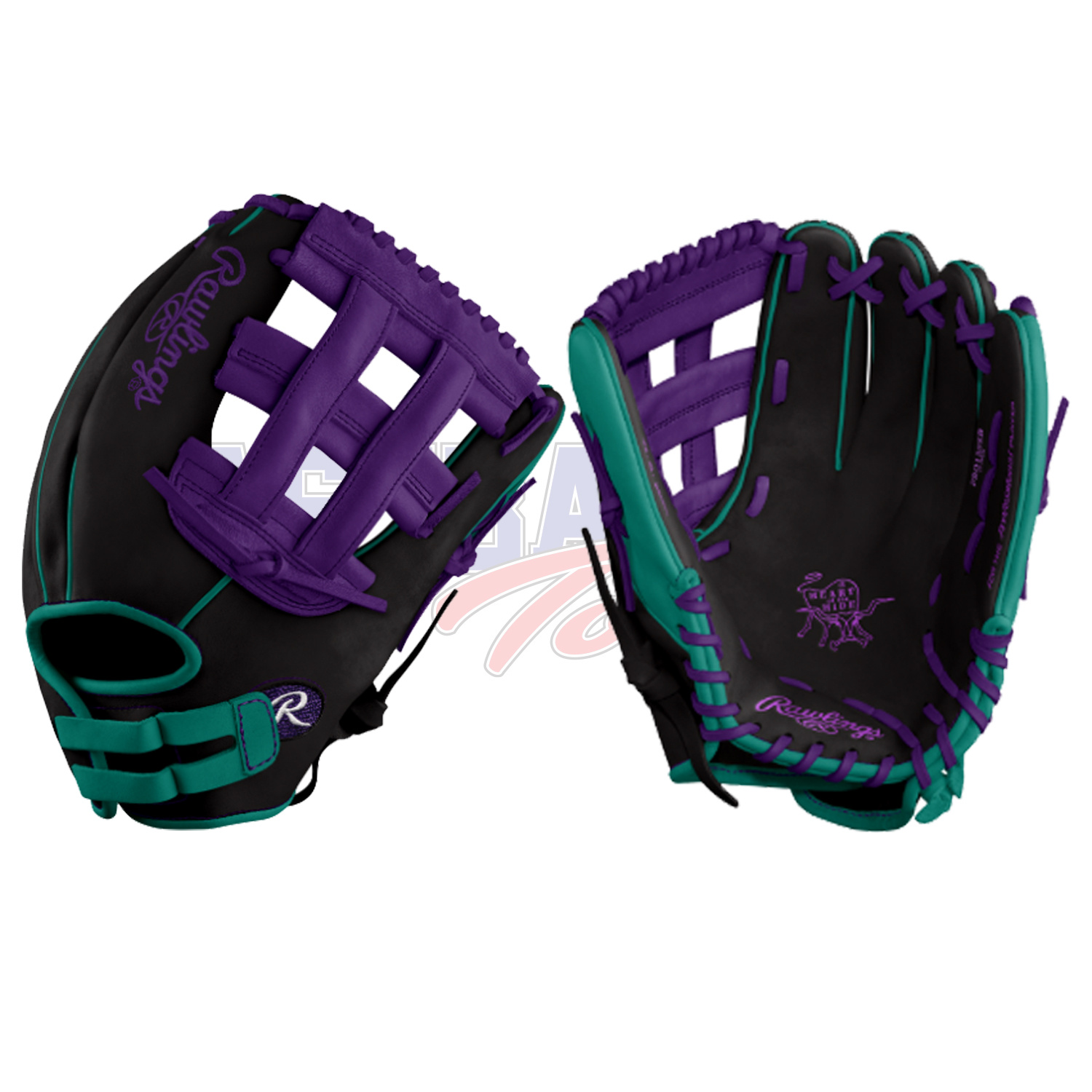 Kit De Laçage Pour Gant De Baseball/softball - Marron