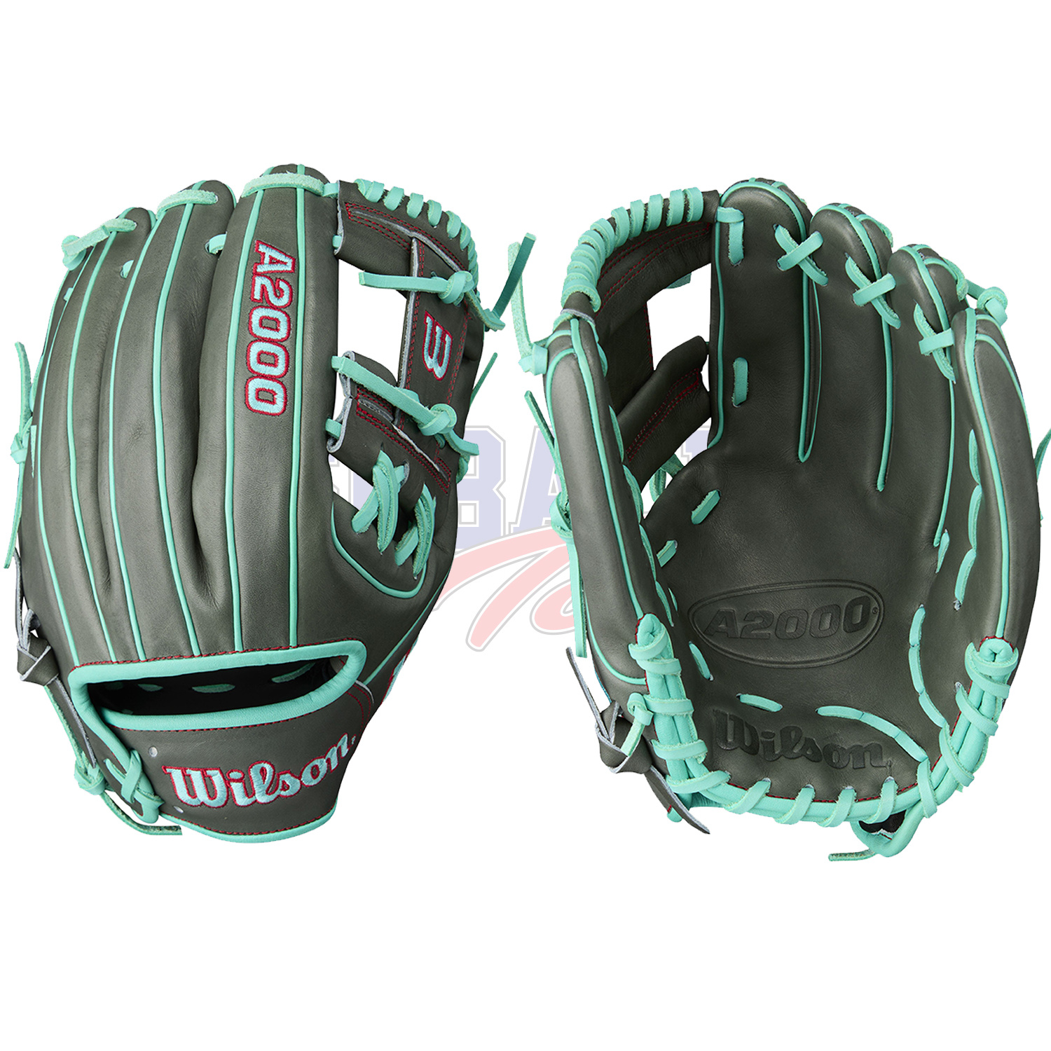 Gant De Baseball Wilson A2000 Vintage En Bronze/laiton - Occasion - Pièce Collector
