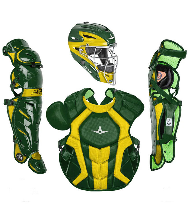 Goalie Helmet Style Adult System 7 Axis Catcher's Kit